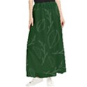 Leaves Leaf Foliage Plant  Background Maxi Chiffon Skirt View1