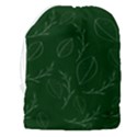 Leaves Leaf Foliage Plant  Background Drawstring Pouch (3XL) View2