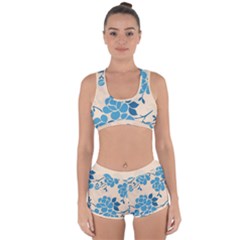 Flower Petal Branch Corolla Racerback Boyleg Bikini Set by danenraven