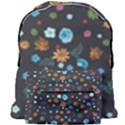 Flowers-leaves Leaf Background Floral Flora Giant Full Print Backpack View1