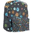 Flowers-leaves Leaf Background Floral Flora Giant Full Print Backpack View3