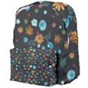 Flowers-leaves Leaf Background Floral Flora Giant Full Print Backpack View4