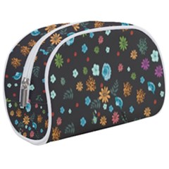 Flowers-leaves Leaf Background Floral Flora Make Up Case (medium) by danenraven