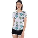 Leaves Leaf Green Nature Back Cut Out Sport Tee View1