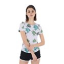 Leaves Leaf Green Nature Back Cut Out Sport Tee View2