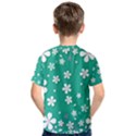 Illustration Background Daisy Flower Floral Kids  Cotton Tee View2