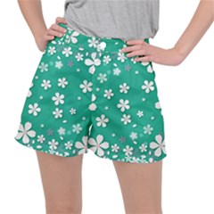 Illustration Background Daisy Flower Floral Ripstop Shorts by danenraven