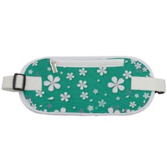 Illustration Background Daisy Flower Floral Rounded Waist Pouch by danenraven