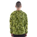 Flower Floral Flora Green Men s Hooded Windbreaker View2