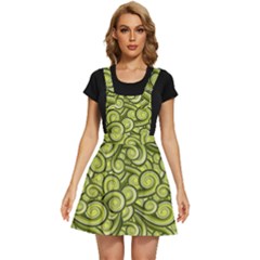 Flower Floral Flora Green Apron Dress by danenraven