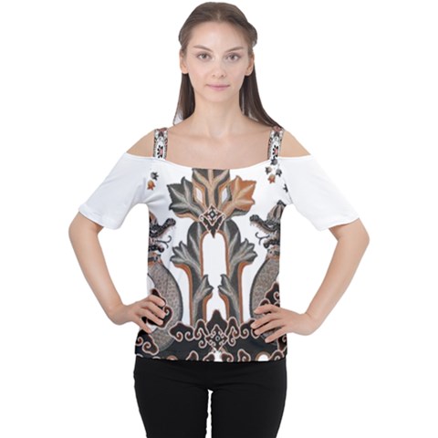 Im Fourth Dimension Colour 70 Cutout Shoulder Tee by imanmulyana