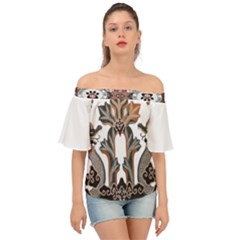 IM Fourth Dimension Colour 70 Off Shoulder Short Sleeve Top