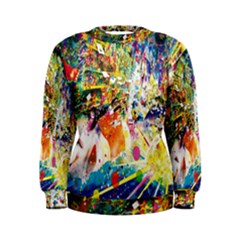 Multicolor Anime Colors Colorful Women s Sweatshirt