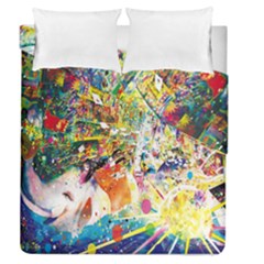 Multicolor Anime Colors Colorful Duvet Cover Double Side (queen Size) by BangZart