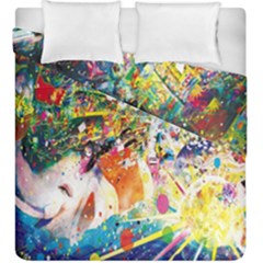 Multicolor Anime Colors Colorful Duvet Cover Double Side (king Size) by BangZart