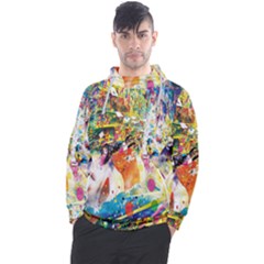 Multicolor Anime Colors Colorful Men s Pullover Hoodie