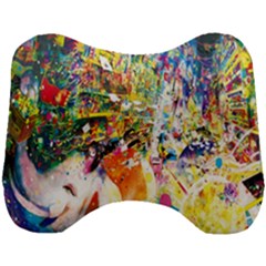 Multicolor Anime Colors Colorful Head Support Cushion by BangZart