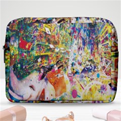 Multicolor Anime Colors Colorful Make Up Pouch (large) by BangZart