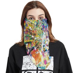 Multicolor Anime Colors Colorful Face Covering Bandana (triangle) by BangZart