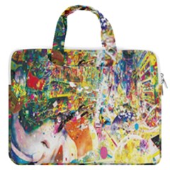 Multicolor Anime Colors Colorful Macbook Pro 16  Double Pocket Laptop Bag  by BangZart