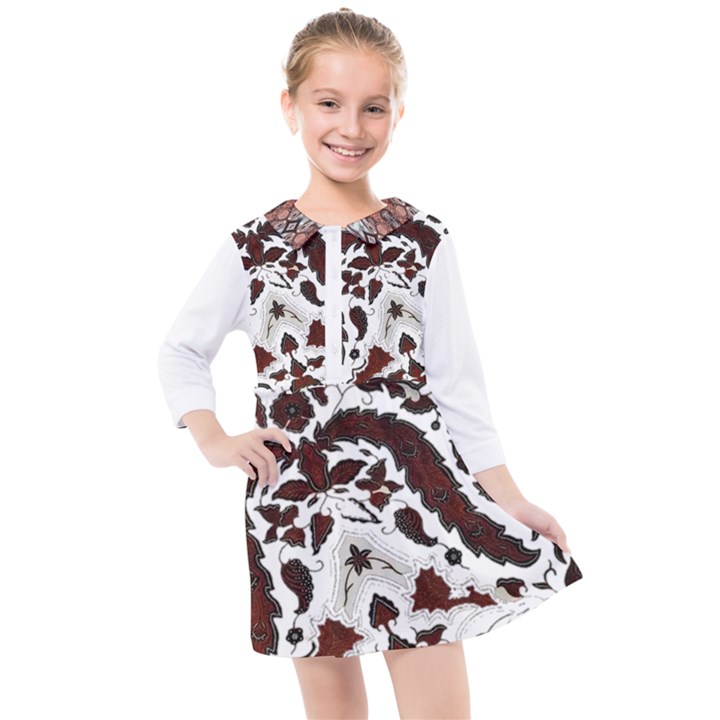 IM Fourth Dimension Colour 75 Kids  Quarter Sleeve Shirt Dress