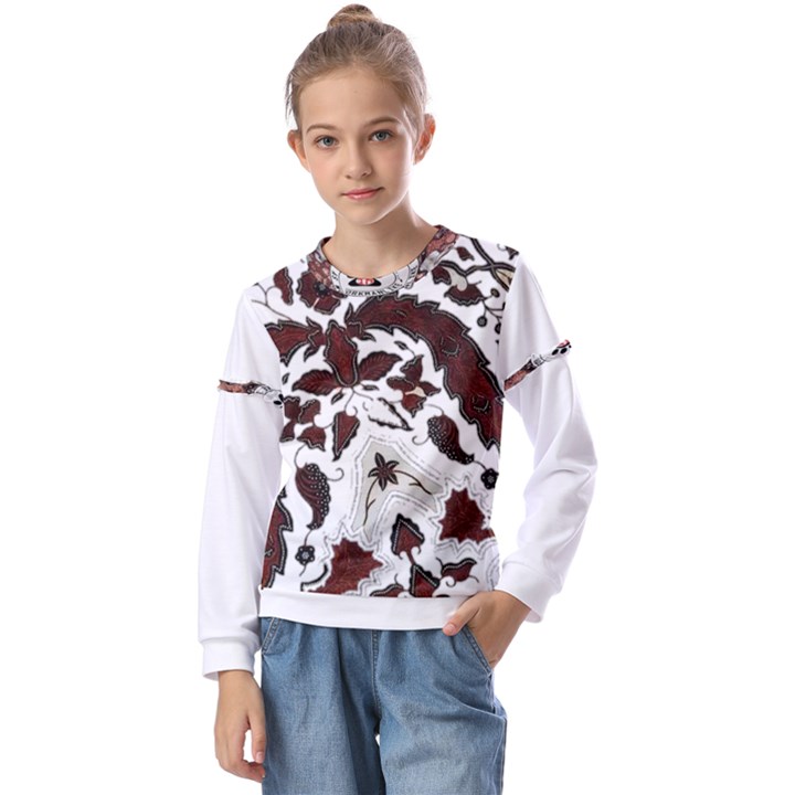 IM Fourth Dimension Colour 75 Kids  Long Sleeve Tee with Frill 