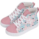 watercolor flowers Kids  Hi-Top Skate Sneakers View2