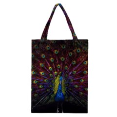 Beautiful Peacock Feather Classic Tote Bag