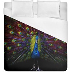 Beautiful Peacock Feather Duvet Cover (king Size)