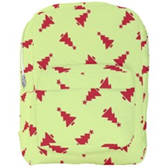 Red Christmas Tree Green Full Print Backpack by TetiBright