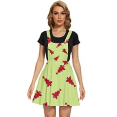 Red Christmas Tree Green Apron Dress by TetiBright