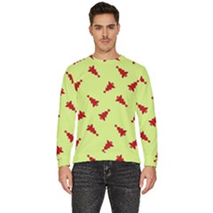 Red Christmas Tree Green Men s Fleece Sweatshirt by TetiBright