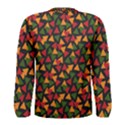 Ethiopian triangles - Green, yellow and red vibes Men s Long Sleeve Tee View2