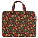 Ethiopian triangles - Green, yellow and red vibes MacBook Pro 16  Double Pocket Laptop Bag  View1