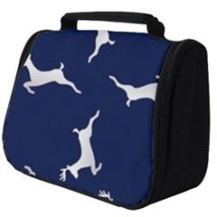 Silver Reindeer Blue Full Print Travel Pouch (big) by TetiBright