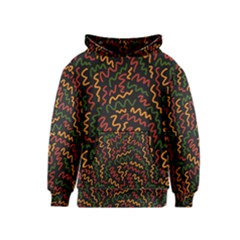 Ethiopian Inspired Doodles Abstract Kids  Pullover Hoodie by ConteMonfreyShop