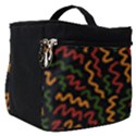 Ethiopian inspired doodles abstract Make Up Travel Bag (Small) View1