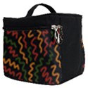 Ethiopian inspired doodles abstract Make Up Travel Bag (Small) View2