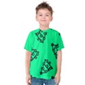 Tree With Ornaments Green Kids  Cotton Tee View1