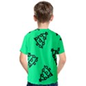 Tree With Ornaments Green Kids  Cotton Tee View2