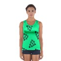 Tree With Ornaments Green Sport Tank Top  View1