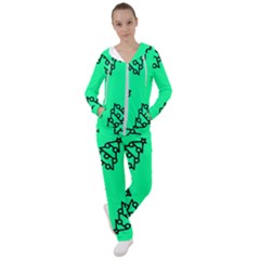 Tree With Ornaments Green Women s Tracksuit by TetiBright