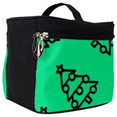 Tree With Ornaments Green Make Up Travel Bag (big) by TetiBright