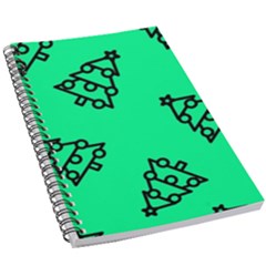 Tree With Ornaments Green 5 5  X 8 5  Notebook by TetiBright