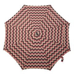 Geometric Pink Waves  Hook Handle Umbrella (medium) by ConteMonfreyShop