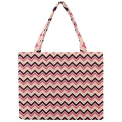 Geometric Pink Waves  Mini Tote Bag by ConteMonfreyShop