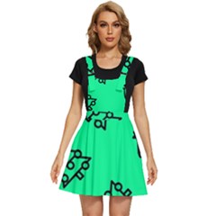 Tree With Ornaments Green Apron Dress by TetiBright