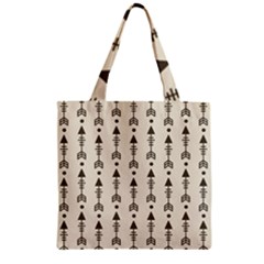 Black And Grey Arrow   Zipper Grocery Tote Bag by ConteMonfreyShop