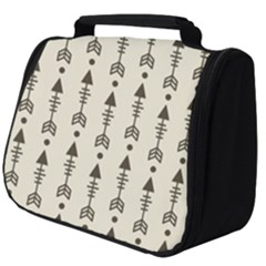 Black And Grey Arrow   Full Print Travel Pouch (big) by ConteMonfreyShop