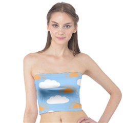 Sun And Clouds  Tube Top by ConteMonfreyShop